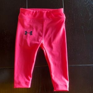 UNDER ARMOUR Hot Pink Baby Girl Leggings 3-6 month